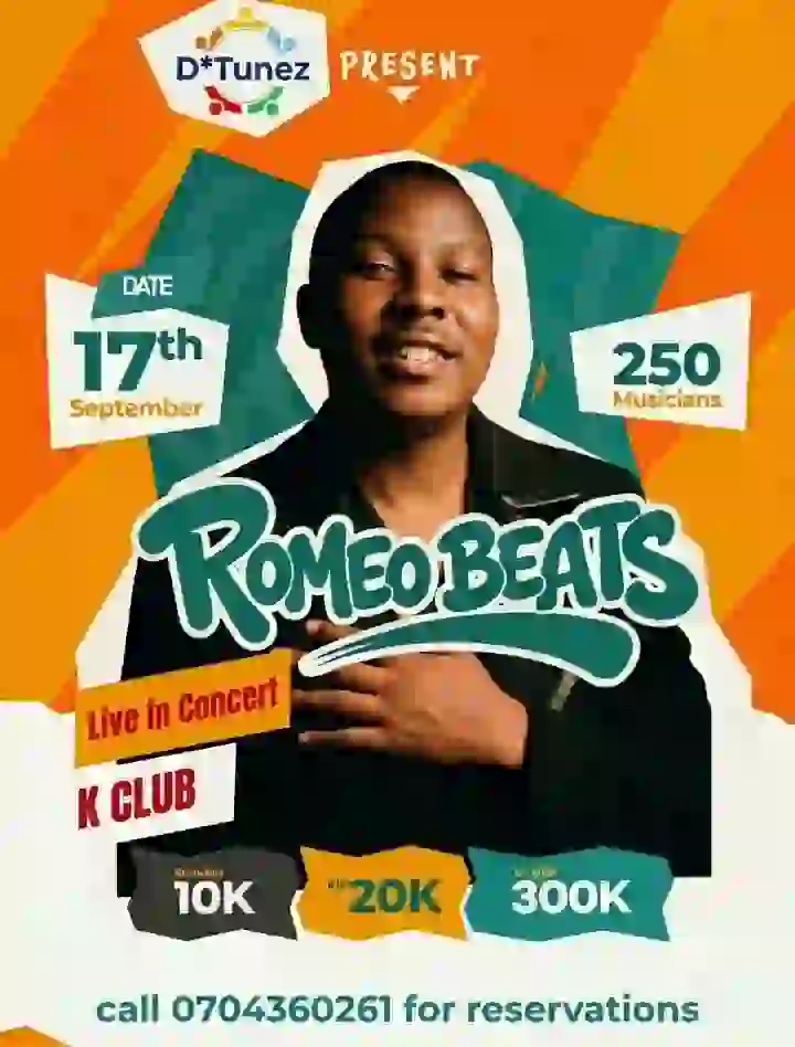 Romeo Beats Live In Concert poster